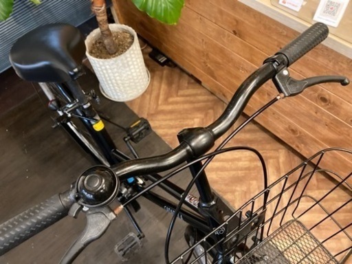 年末セール！防犯登録料　無料！【LEDダイナモ】26インチ自転車　ブラック