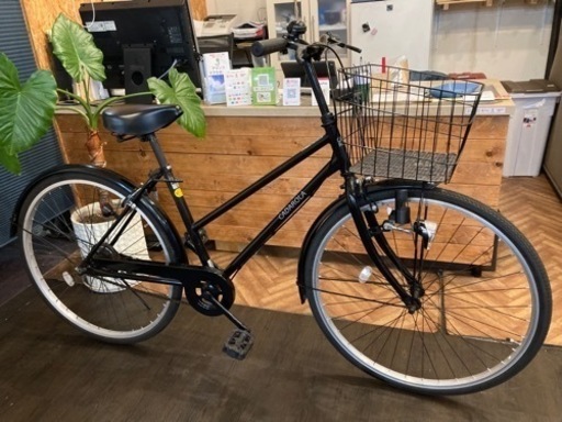 年末セール！防犯登録料　無料！【LEDダイナモ】26インチ自転車　ブラック