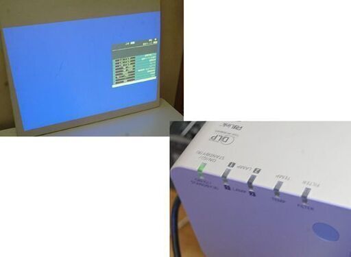 ② 業務用 パナソニック 1チップDLP方式プロジェクター PT-DW640 シルバー 2014年製 使用時間15486h ランプ使用