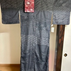 洗える着物新品未使用(値札付き)の画像