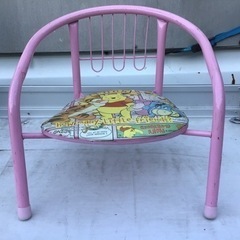 中古　古いディズニー　プーさん　ローチェアの画像