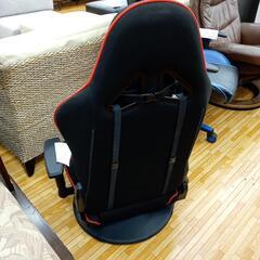 ★ジモティ割あり★ GALAXHERO　ゲーミング座椅子　ブラック&レッド　クリーニング済　YJ1008の画像