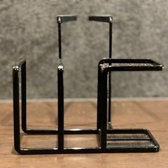 tower スポンジホルダー 黒 ブラック 山崎実業