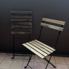 IKEAイケア　TÄRNÖ テルノー　チェア2脚 屋外用