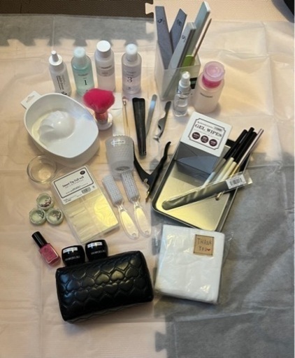 ネイルケア、ジェルネイル用品計49点 ネイル検定3、2級