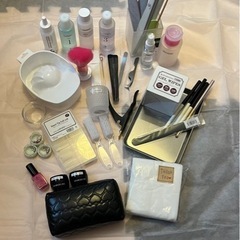 ネイルケア、ジェルネイル用品計49点 ネイル検定3、2級