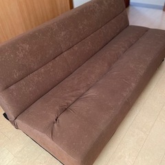 カバー付布製ソファーベッドの画像
