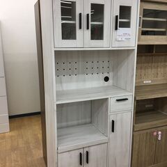 ★ジモティ割あり★  食器棚  W79×D30×H180 クリーニング済み SJ4341