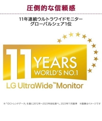【ほぼ未使用】LG  ゲーミングワイドモニター　29インチ
