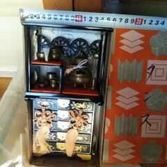 ♦️⤵️【再値下げしました】小型ひな人形　木目込人形　15人雛の画像