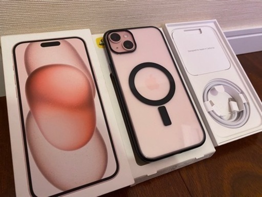 【全てほぼ新品】Apple製品豪華3点👏✨ iPhone15 Plus🍎安心保証付き ➕アクセサリー2点　　