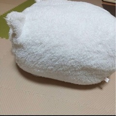 モノクロブーふわふわぬいぐるみXLの画像