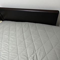 急ぎです　未使用　マットレス　敷布団　ダブル　グレーの画像