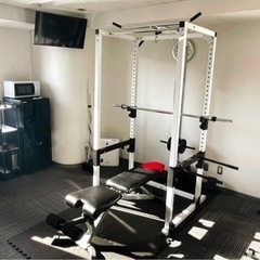 パワーラック　シャフト&カラー付　12月中旬処分予定　早いもの勝...