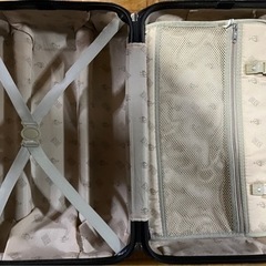 中古スーツケース　黒　機内持ち込み可の画像