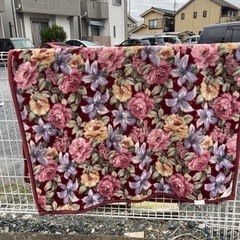 引渡済　大阪西川　2枚合わせ毛布　ウエストベル