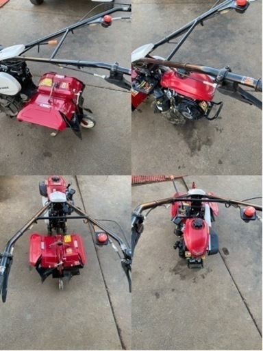 ヤンマー 歩行型トラクターYK300RKハンドル正逆回転、軽量家庭菜園