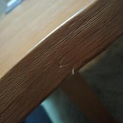 ダイニングセット太陽家具４点の画像