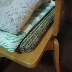 ダイニングセット太陽家具４点の画像