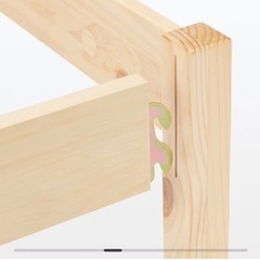 無印良品 シングル ベッドフレームの画像