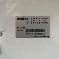 brother 電子ミシン ELU5813 動作品の画像
