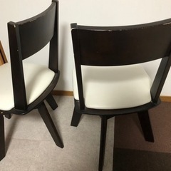 回転椅子 2客セットの画像