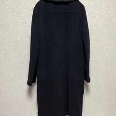ロングコート　黒　Mの画像