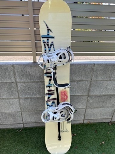 テックナインのボード、サロモンのビンディング、ケースセット
