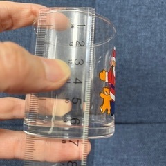 非売品 ミキハウス サンタ柄 クリスマス ガラスコップ 2つの画像