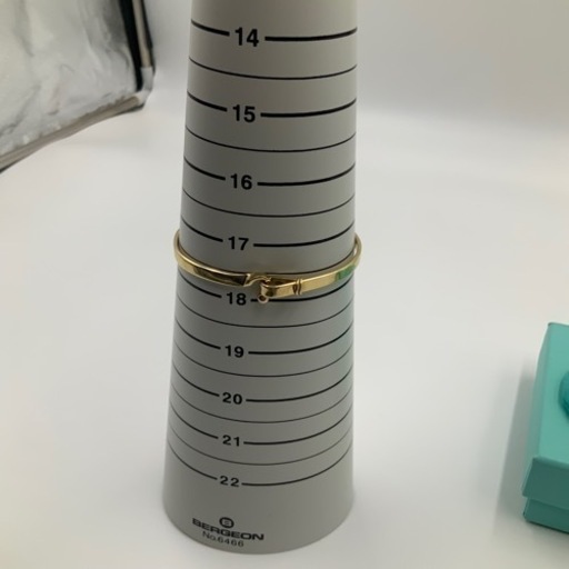 ティファニー　フックバングル　750 18金　バングル　19.3g 箱　袋