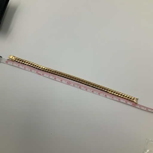 K18 18金　喜平　6面ダブル ブレスレット　30.3g 約20.5cm