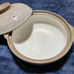 【使用1回】三島土鍋 11号 特大サイズの画像