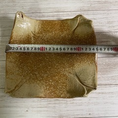ハンドメイド　手作りの大皿の画像
