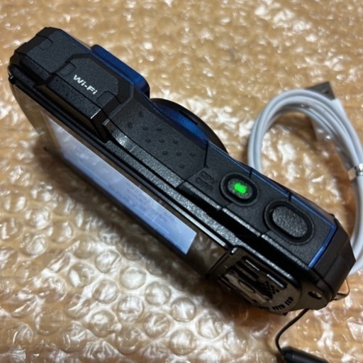 RICOH WG-40wブルー　美品　防水　防塵　デジタルカメラ　動作良好　No002