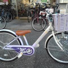 12/24まで中古子供自転車２８３２　ブリヂストン　エコパル　２２インチ　ギヤなし　LEDダイナモライト　 身長１１７㎝前後