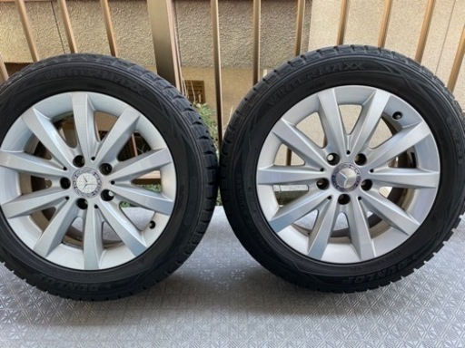 値下げしました。　ベンツ純正ホイール　スタッドレスタイヤ