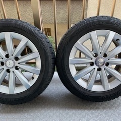 値下げしました。　ベンツ純正ホイール　スタッドレスタイヤ