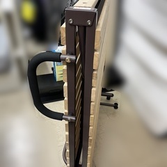 J3129 美品 シングル折りたたみベッド すのこシングルベッド　クリーニング済みの画像