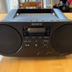【差し上げます】CDラジカセ　SONY