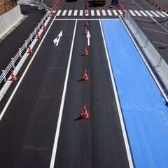 ▼道路や駐車場のライン引き作業員：正社員▼月給30万円〜！ボーナスなんと今年度50万円！ 未経験OK！独立も全力応援★ オーエスラインでスキル身につけませんか？の画像