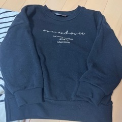 美品☆裏起毛冬用トレーナー100cmの画像