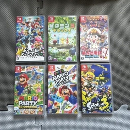 Switch ソフトまとめ売り6本スーパーマリオ