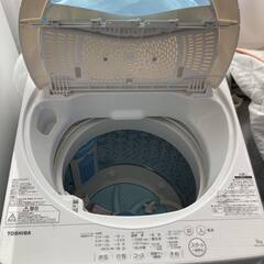 2017年製造　TOSHIBA 全自動洗濯機 (1年半ほど使用)の画像
