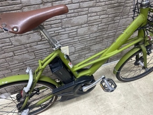 クリスマスSALE???東京23区配達無料　新基準　ブリヂストン　リアルストリーム8.7Ah リチウム 電動自転車 中古 1828