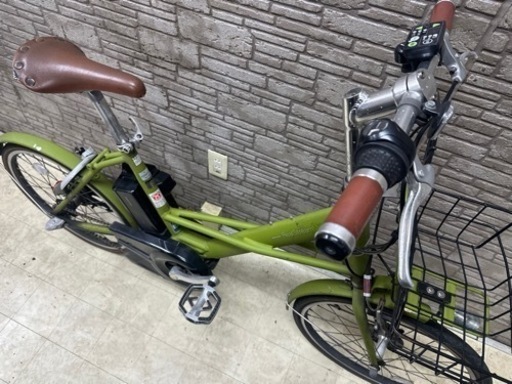 クリスマスSALE???東京23区配達無料　新基準　ブリヂストン　リアルストリーム8.7Ah リチウム 電動自転車 中古 1828