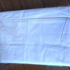 未使用:未開封:西川 綿100%シーツ シングル(160×255cm) ピンク ②の画像