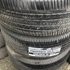 ⭕️バリ溝⭕️タイヤ4本🛞235/55-18 ブリヂストン！バリ山🚗 ハリアー、レクサスRX 等SUVの画像