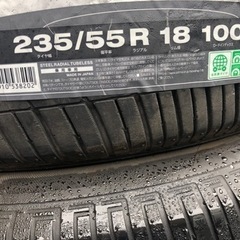 ⭕️バリ溝⭕️タイヤ4本🛞235/55-18 ブリヂストン！バリ山🚗 ハリアー、レクサスRX 等SUVの画像