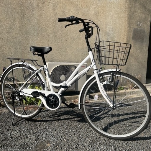 6段変速シティーサイクル26インチ自転車