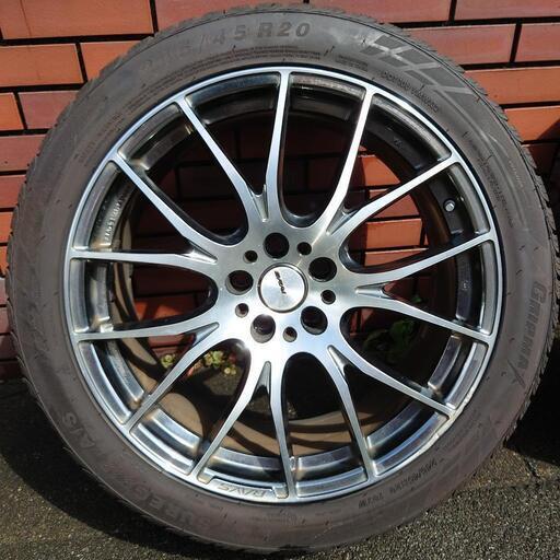 【再値下げ】レイズホムラ 2X7 Limited 20x8.5J +45✖４本　グリップマックス GRIP MAXオールシーズン 245/45R20✖４本